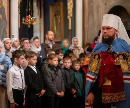 Богослужение в день памяти новомучеников и исповедников Владимирских