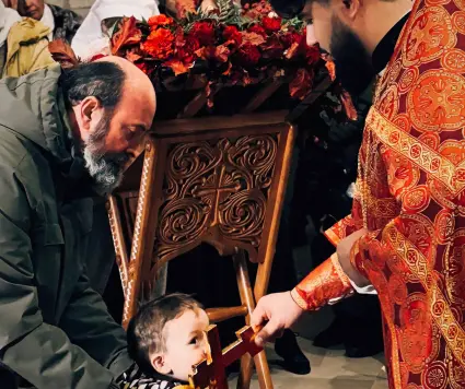 Божественная литургия в Дмитровском Соборе