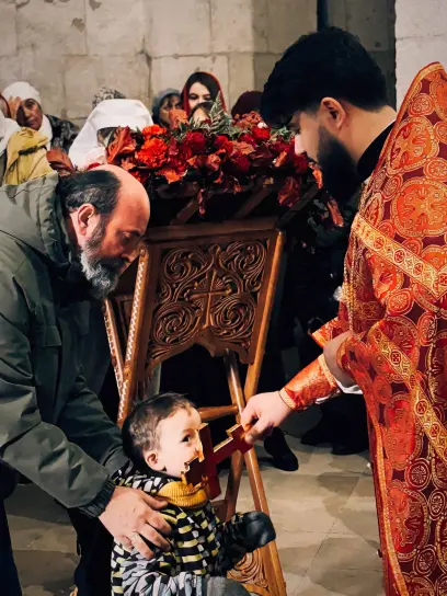 Божественная литургия в Дмитровском Соборе